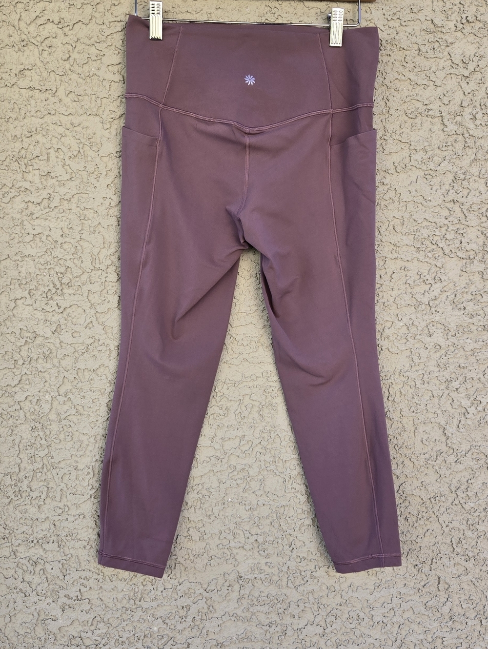 Athleta High-Rise Mauve Salutation 7/8 Tights - Picture 5 of 6